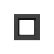 Рамка 1-м Эпика IP44 пластик черн. EKF UP1-FPB-01-44